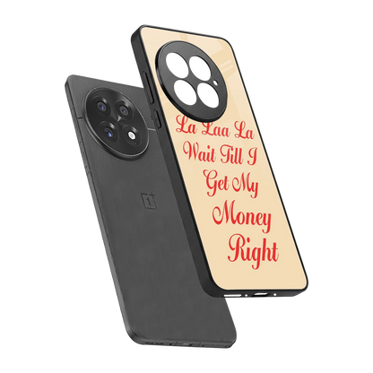 La Laa La sleek oneplus 13 cover with tempered glass back and TPU edges