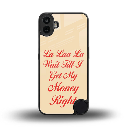 La Laa La back phone cover | glass case for cmf nothing phone 1
