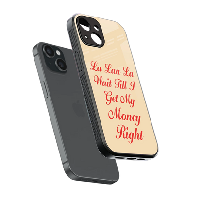 La Laa La sleek iphone 13 cover with tempered glass back and TPU edges
