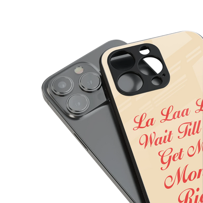 La Laa La stylish phone case for iphone 12 mini | glossy glass and slim fit