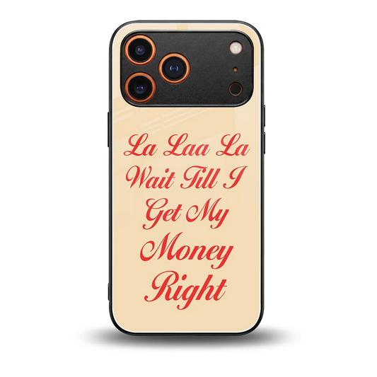 La Laa La back phone cover | glass case for iphone 17 pro max