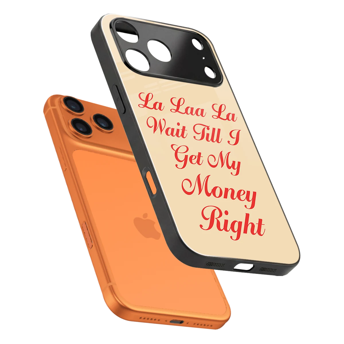 La Laa La sleek iphone 17 pro max cover with tempered glass back and TPU edges