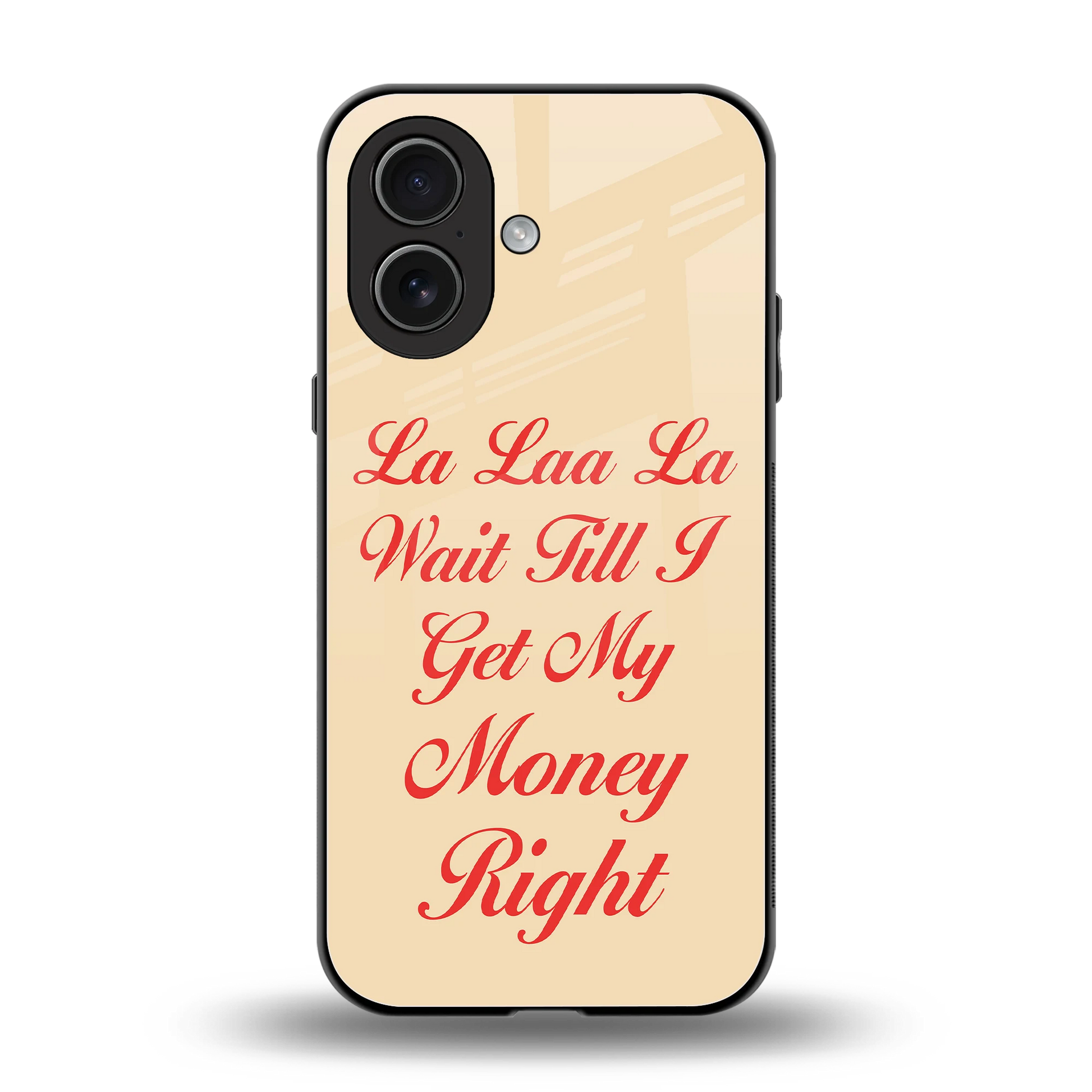 La Laa La back phone cover | glass case for iphone 17