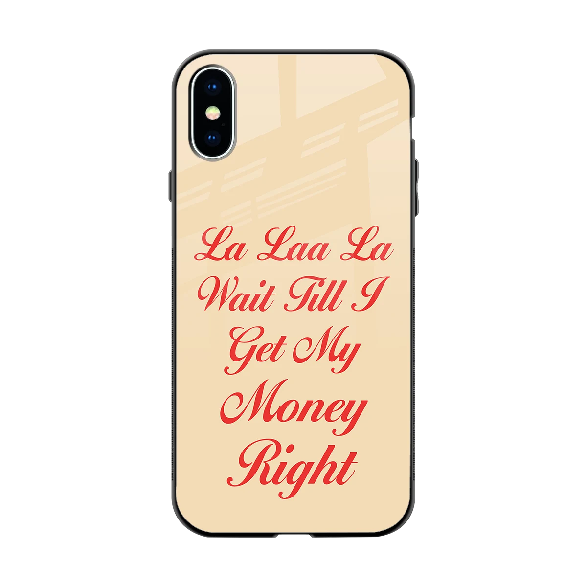 La Laa La back phone cover | glass case for iphone x