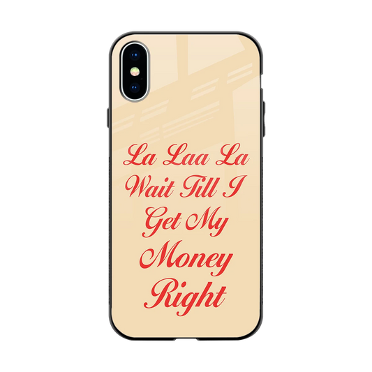 La Laa La back phone cover | glass case for iphone xs