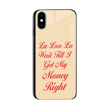 La Laa La sleek iphone x cover with tempered glass back and TPU edges