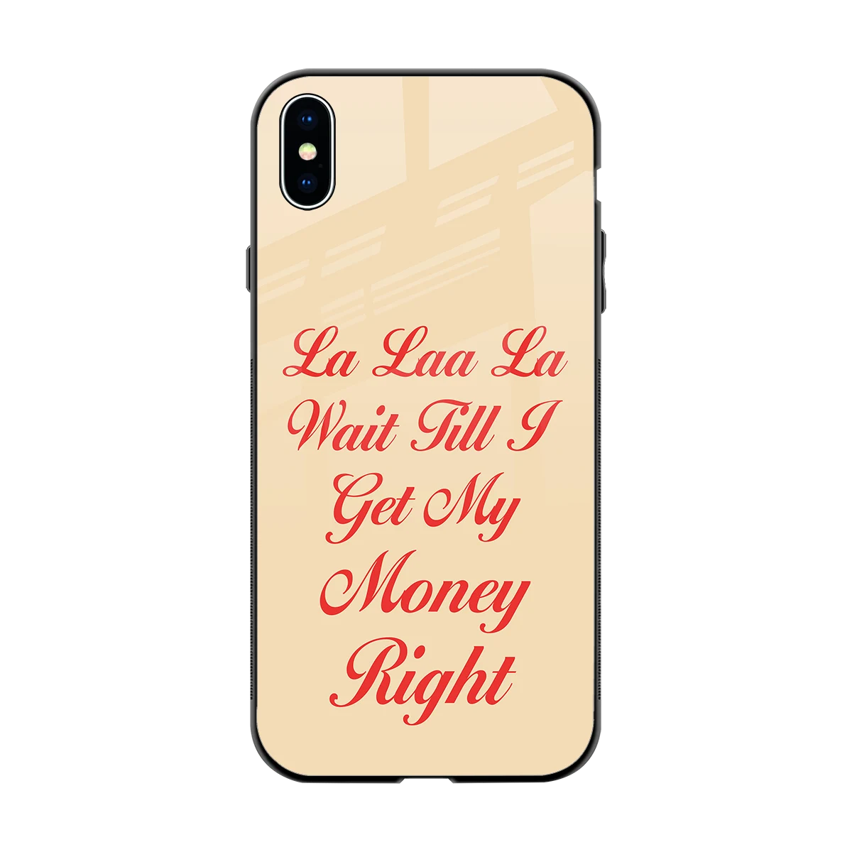 La Laa La back phone cover | glass case for iphone xs max