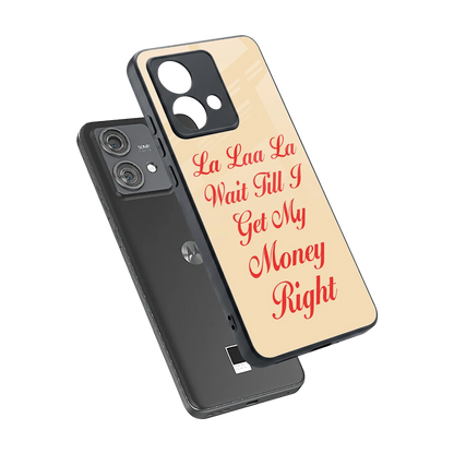 La Laa La sleek motorola edge 40 neo 5g cover with tempered glass back and TPU edges