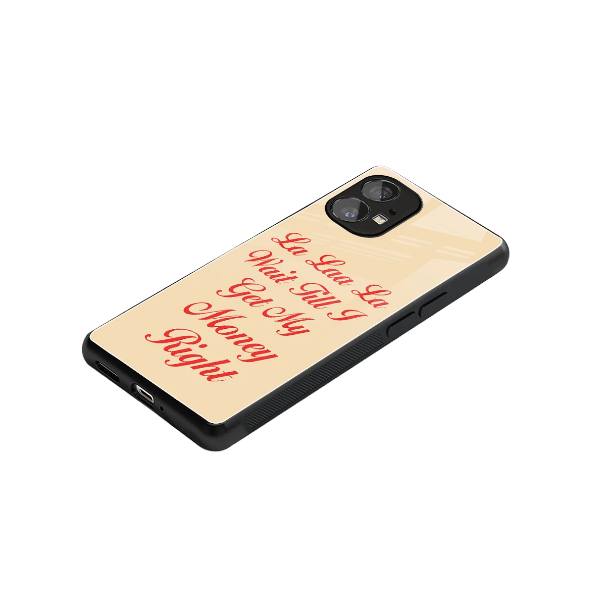 La Laa La stylish phone case for nothing phone 1 | glossy glass and slim fit