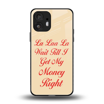 La Laa La back phone cover | glass case for nothing phone 2