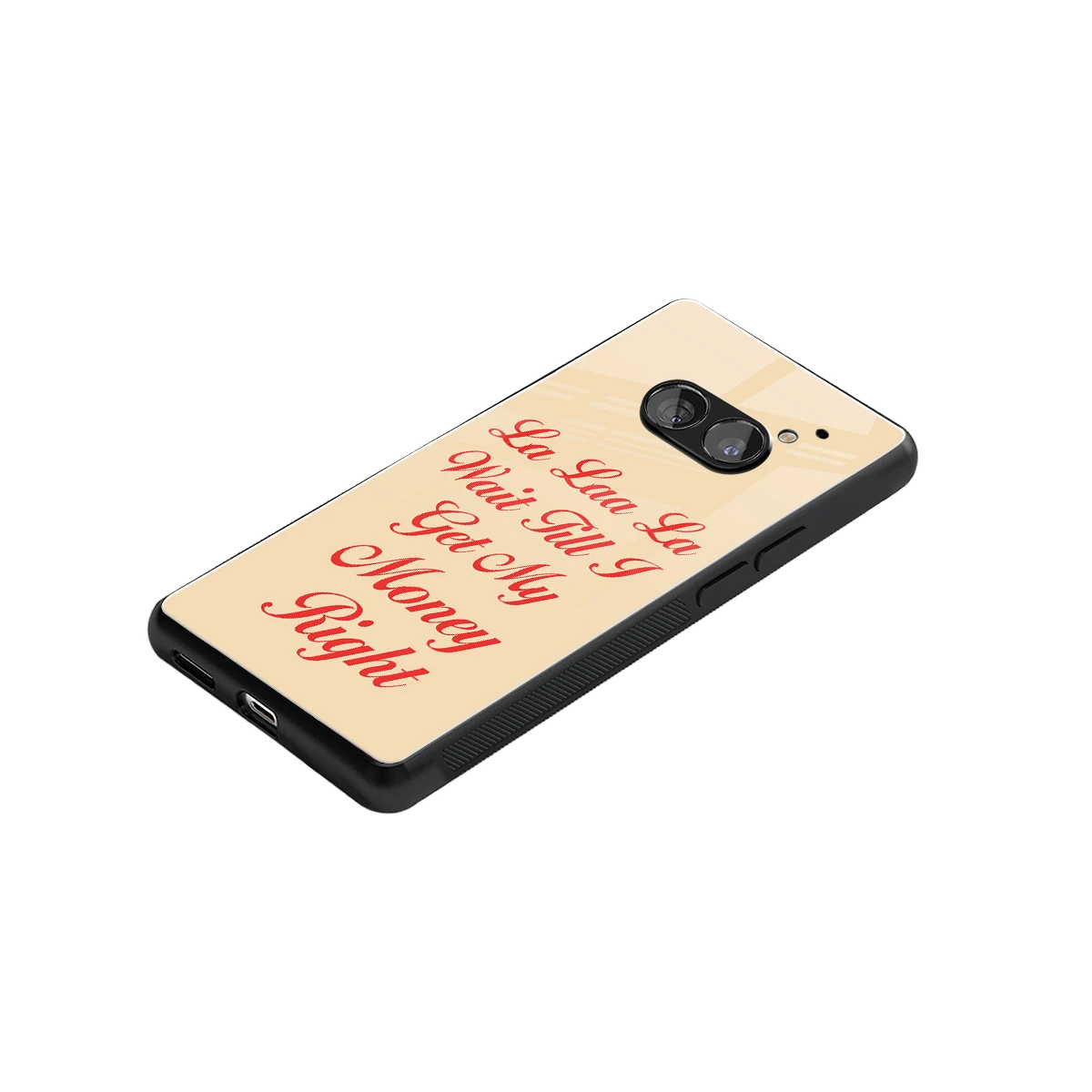 La Laa La stylish phone case for nothing phone 2a plus | glossy glass and slim fit