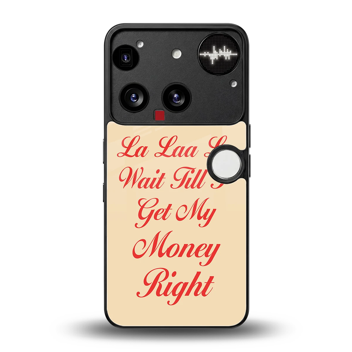 La Laa La back phone cover | glass case for nothing phone 3