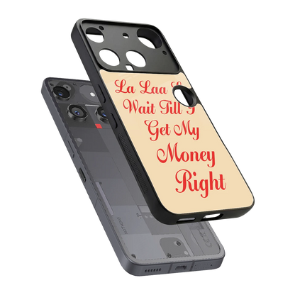 La Laa La sleek nothing phone 3 cover with tempered glass back and TPU edges