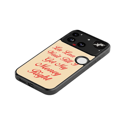 La Laa La stylish phone case for nothing phone 3 | glossy glass and slim fit