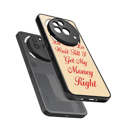La Laa La sleek nothing phone 3a pro cover with tempered glass back and TPU edges