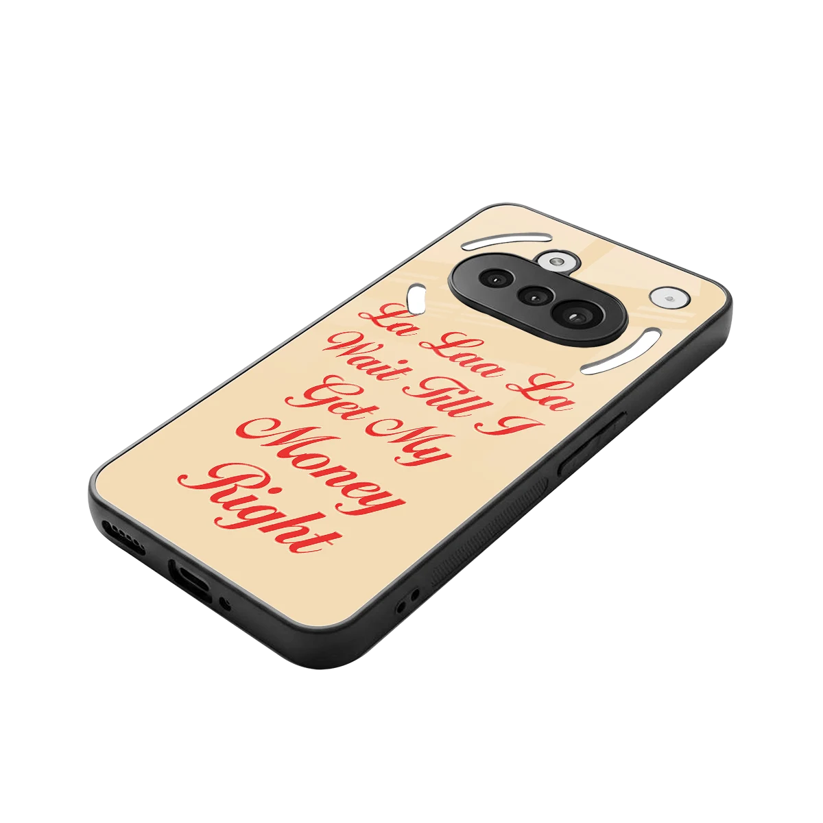 La Laa La stylish phone case for nothing phone 3a | glossy glass and slim fit
