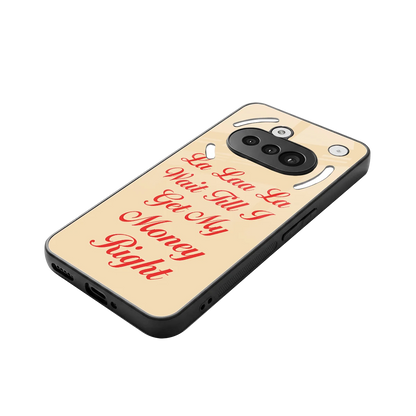 La Laa La stylish phone case for nothing phone 3a | glossy glass and slim fit