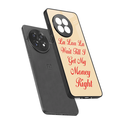 La Laa La sleek oneplus 13r cover with tempered glass back and TPU edges