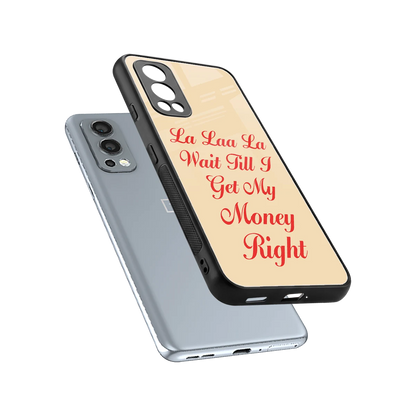 La Laa La sleek oneplus nord 2 cover with tempered glass back and TPU edges