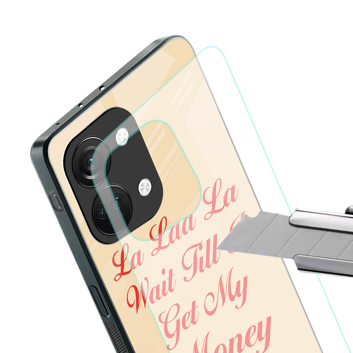 La Laa La stylish phone case for oneplus nord 3 | glossy glass and slim fit