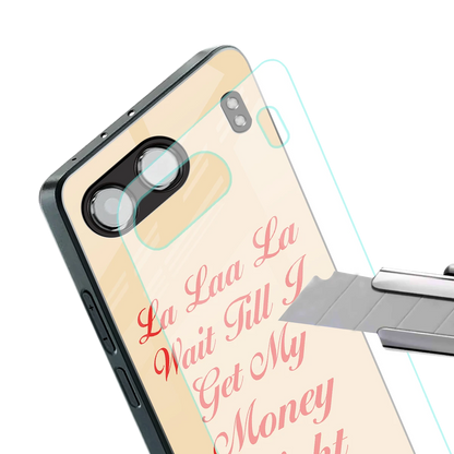 La Laa La stylish phone case for oneplus nord 4 | glossy glass and slim fit