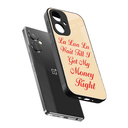 La Laa La sleek oneplus nord ce 3 cover with tempered glass back and TPU edges
