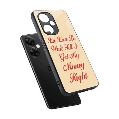 La Laa La sleek oneplus nord ce 3 lite cover with tempered glass back and TPU edges