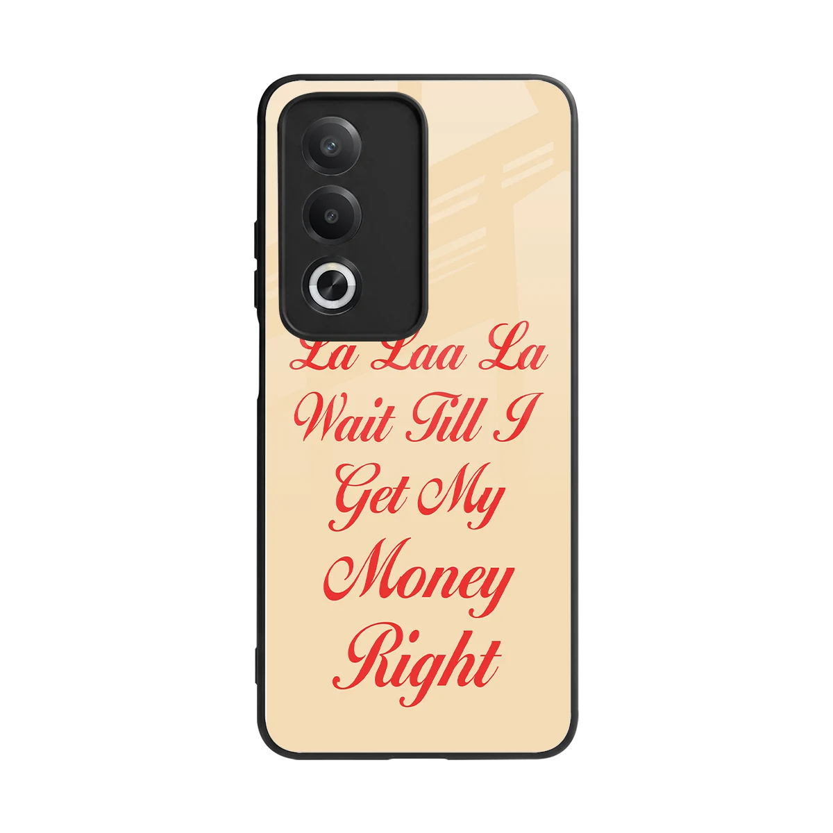 La Laa La back phone cover | glass case for oppo a3 pro