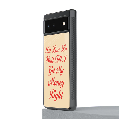 La Laa La stylish phone case for google pixel 6a | glossy glass and slim fit