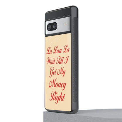 La Laa La stylish phone case for google pixel 7a | glossy glass and slim fit