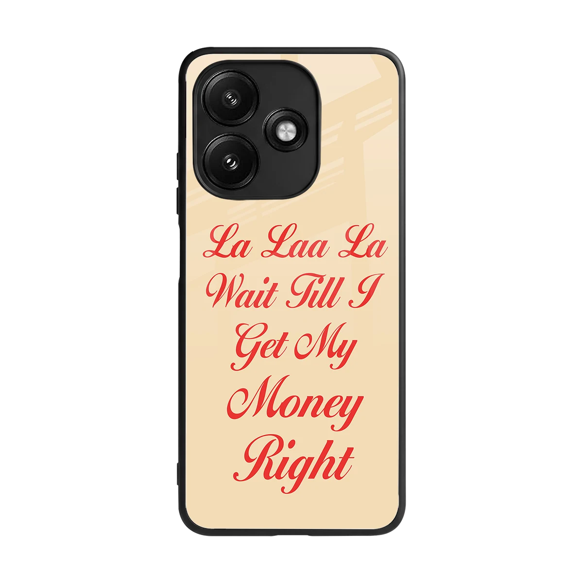 La Laa La back phone cover | glass case for redmi 12 5g
