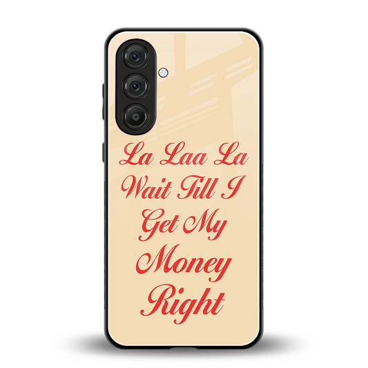 La Laa La back phone cover | glass case for samsung galaxy m35 5g