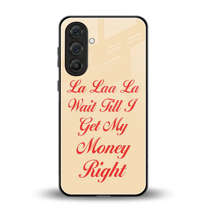 La Laa La back phone cover | glass case for samsung galaxy m36 5g