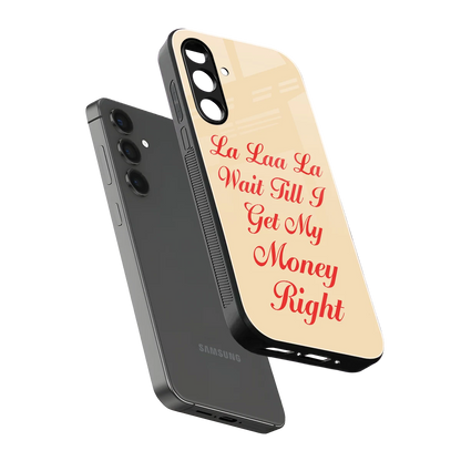 La Laa La sleek samsung galaxy m35 5g cover with tempered glass back and TPU edges