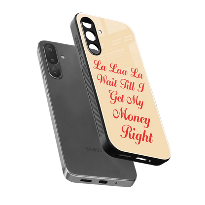 La Laa La sleek samsung galaxy m36 5g cover with tempered glass back and TPU edges