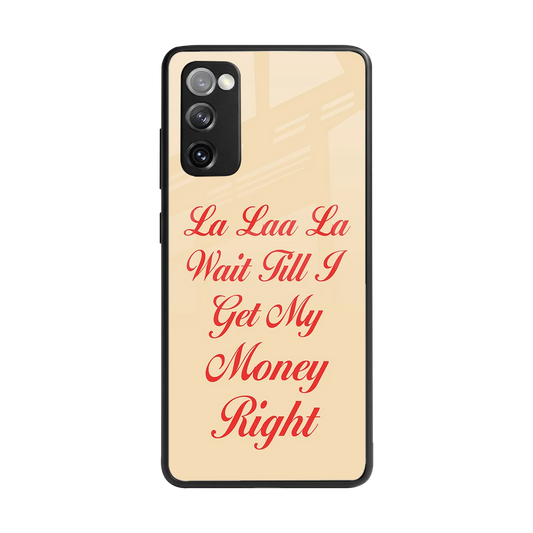 La Laa La back phone cover | glass case for samsung galaxy s20 fe