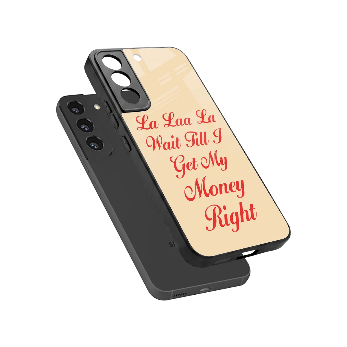 La Laa La sleek samsung galaxy s22 cover with tempered glass back and TPU edges