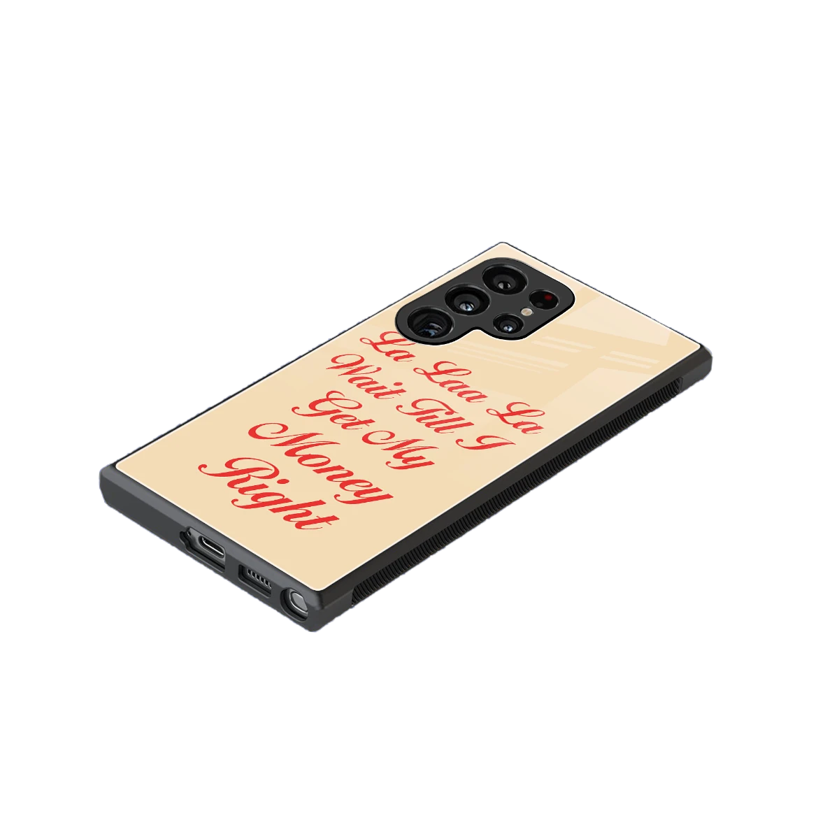La Laa La stylish phone case for samsung galaxy s24 ultra | glossy glass and slim fit