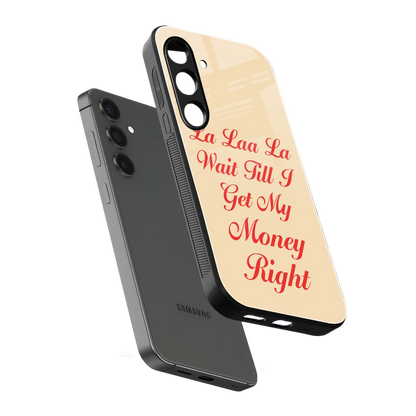 La Laa La sleek samsung galaxy s25 fe cover with tempered glass back and TPU edges