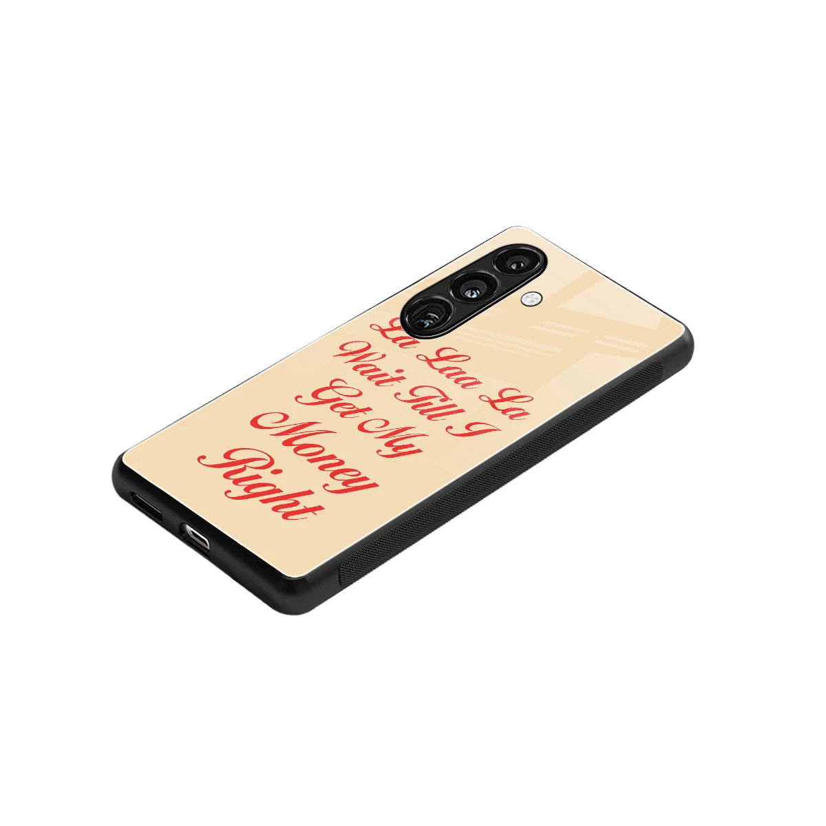 La Laa La stylish phone case for samsung galaxy s25 fe | glossy glass and slim fit