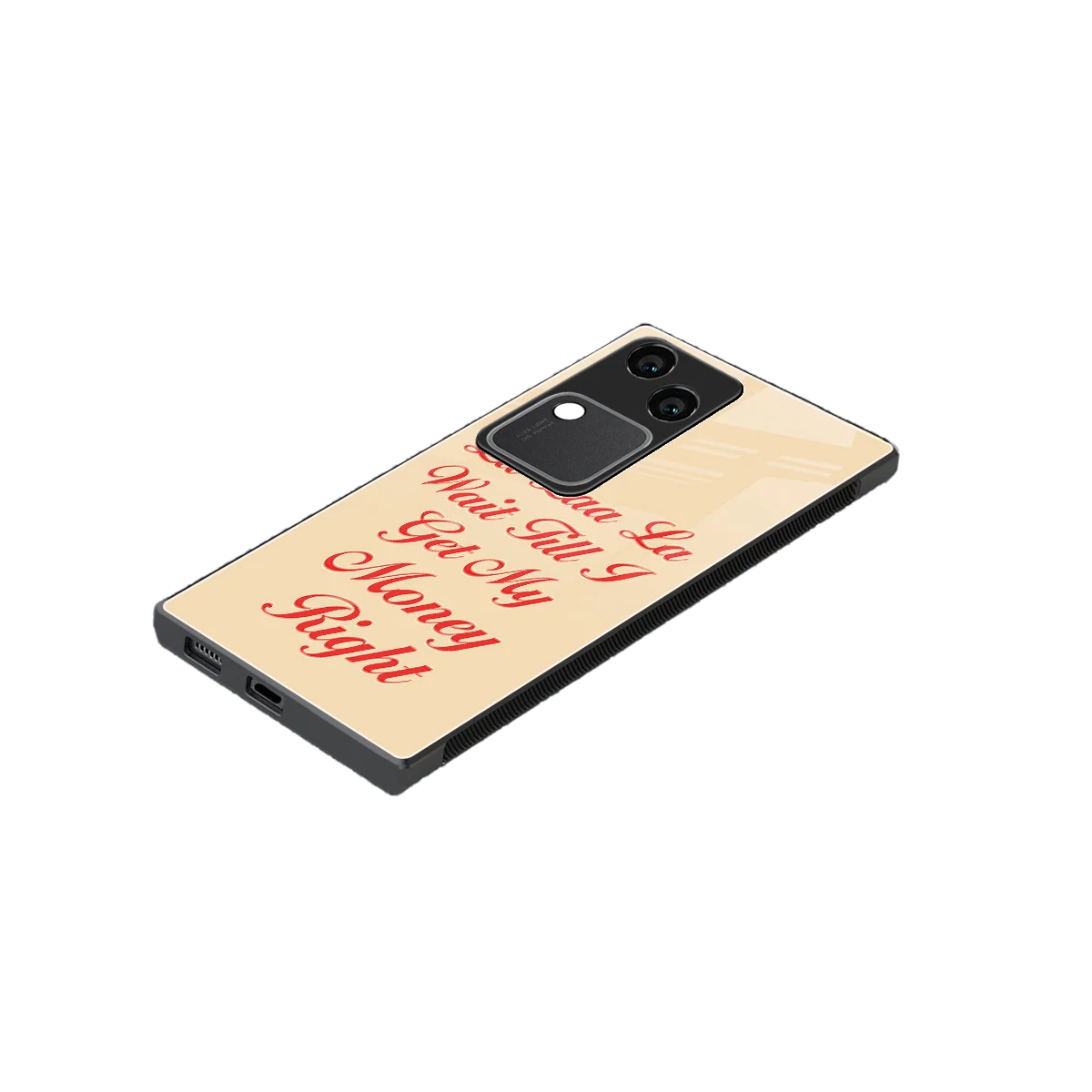 La Laa La stylish phone case for vivo v30 | glossy glass and slim fit