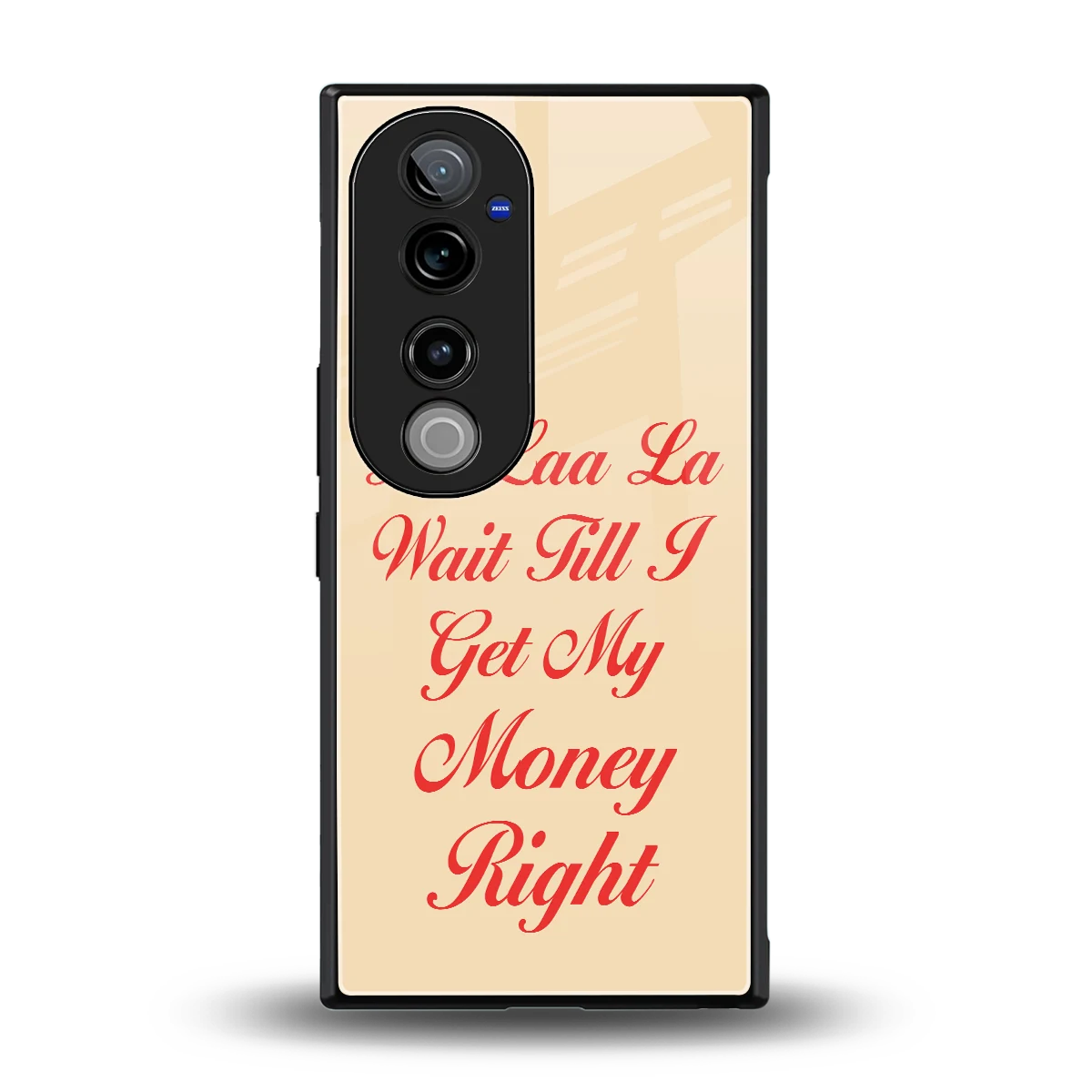 La Laa La back phone cover | glass case for vivo v40 pro
