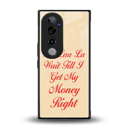 La Laa La back phone cover | glass case for vivo v40 pro