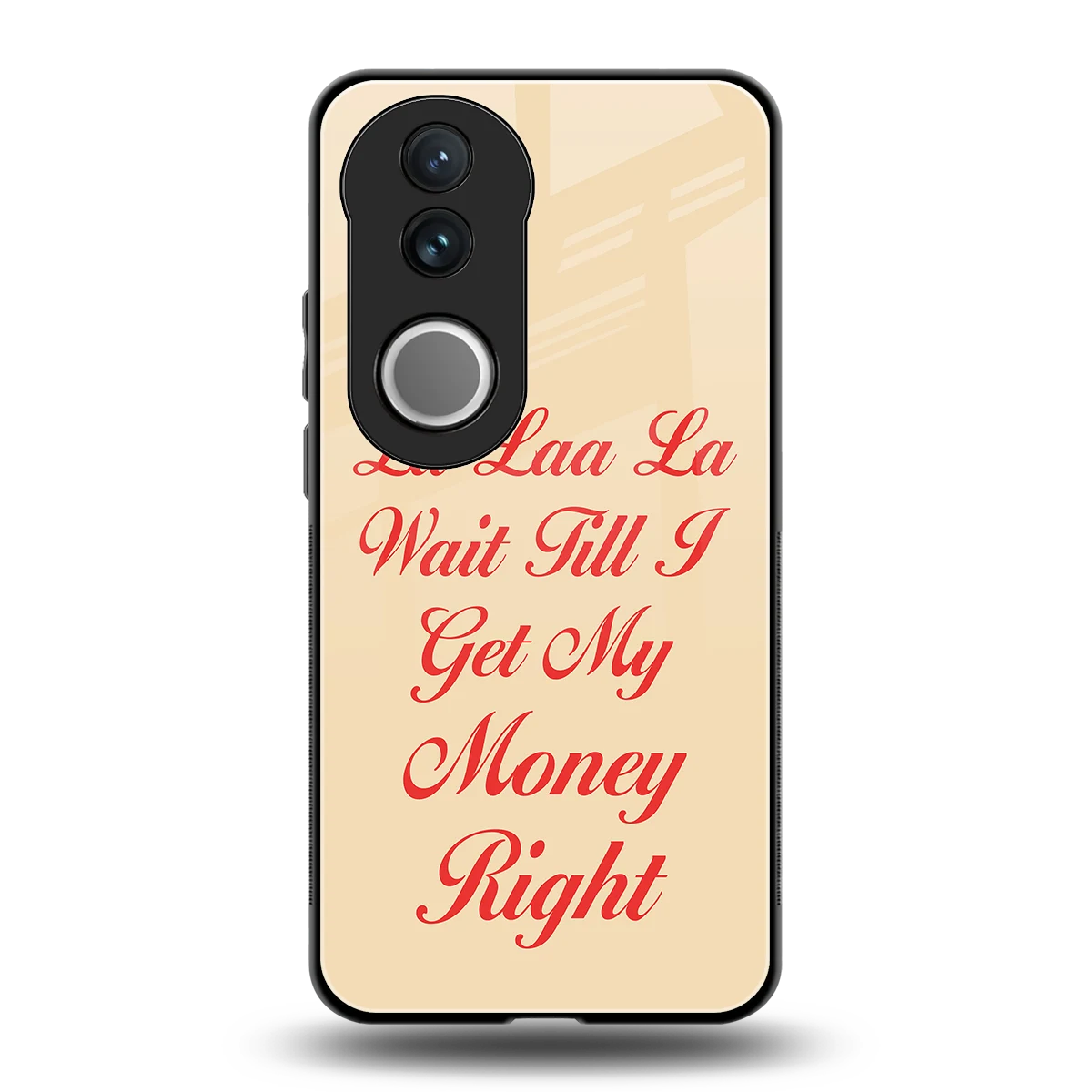 La Laa La back phone cover | glass case for vivo v50