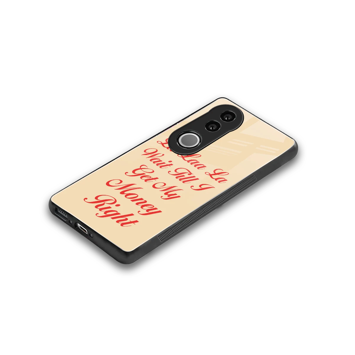 La Laa La stylish phone case for vivo v50 | glossy glass and slim fit