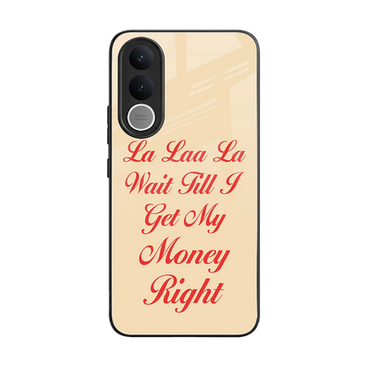 La Laa La back phone cover | glass case for vivo v70 fe