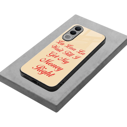 La Laa La stylish phone case for vivo v70 fe | glossy glass and slim fit