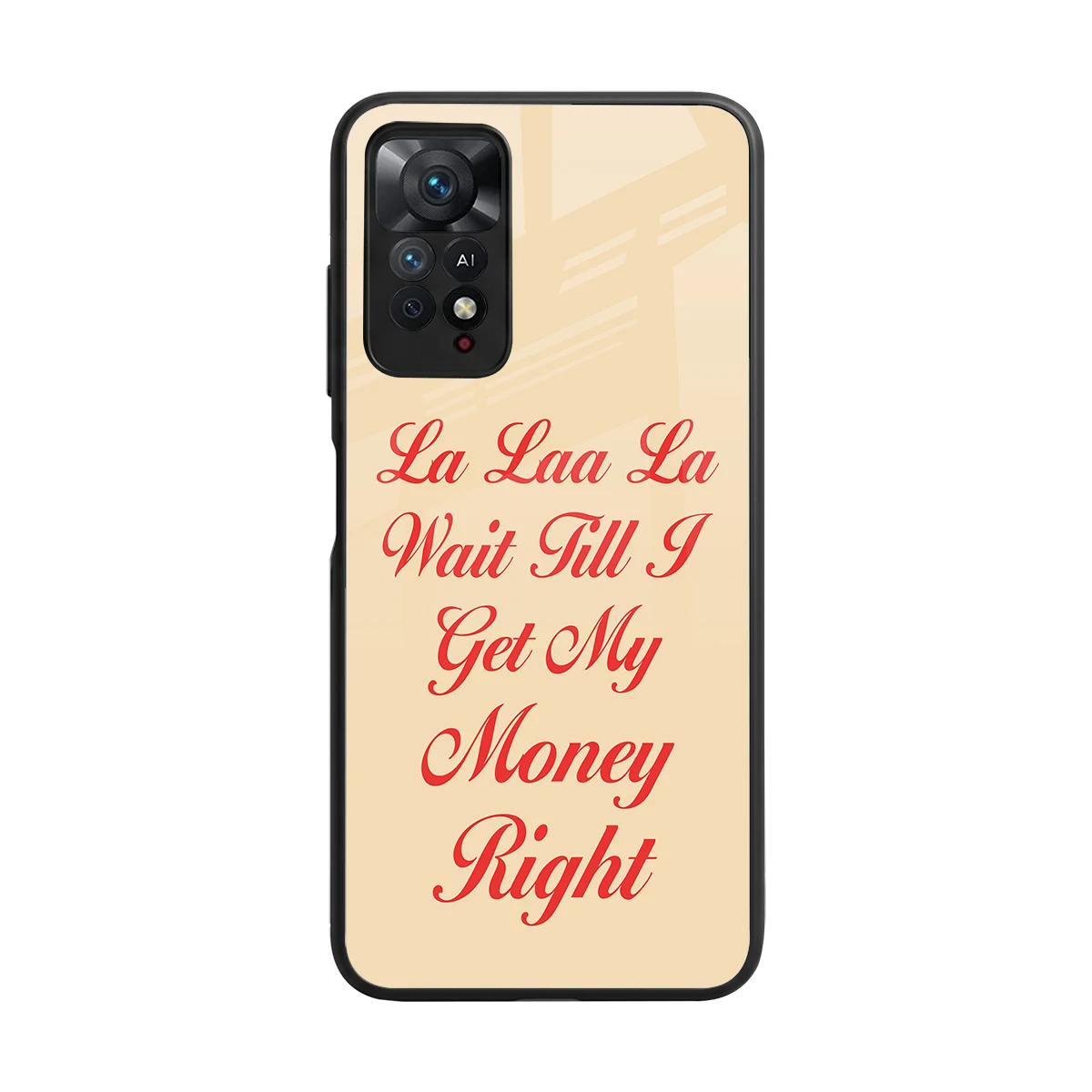 La Laa La back phone cover | glass case for redmi note 11 pro