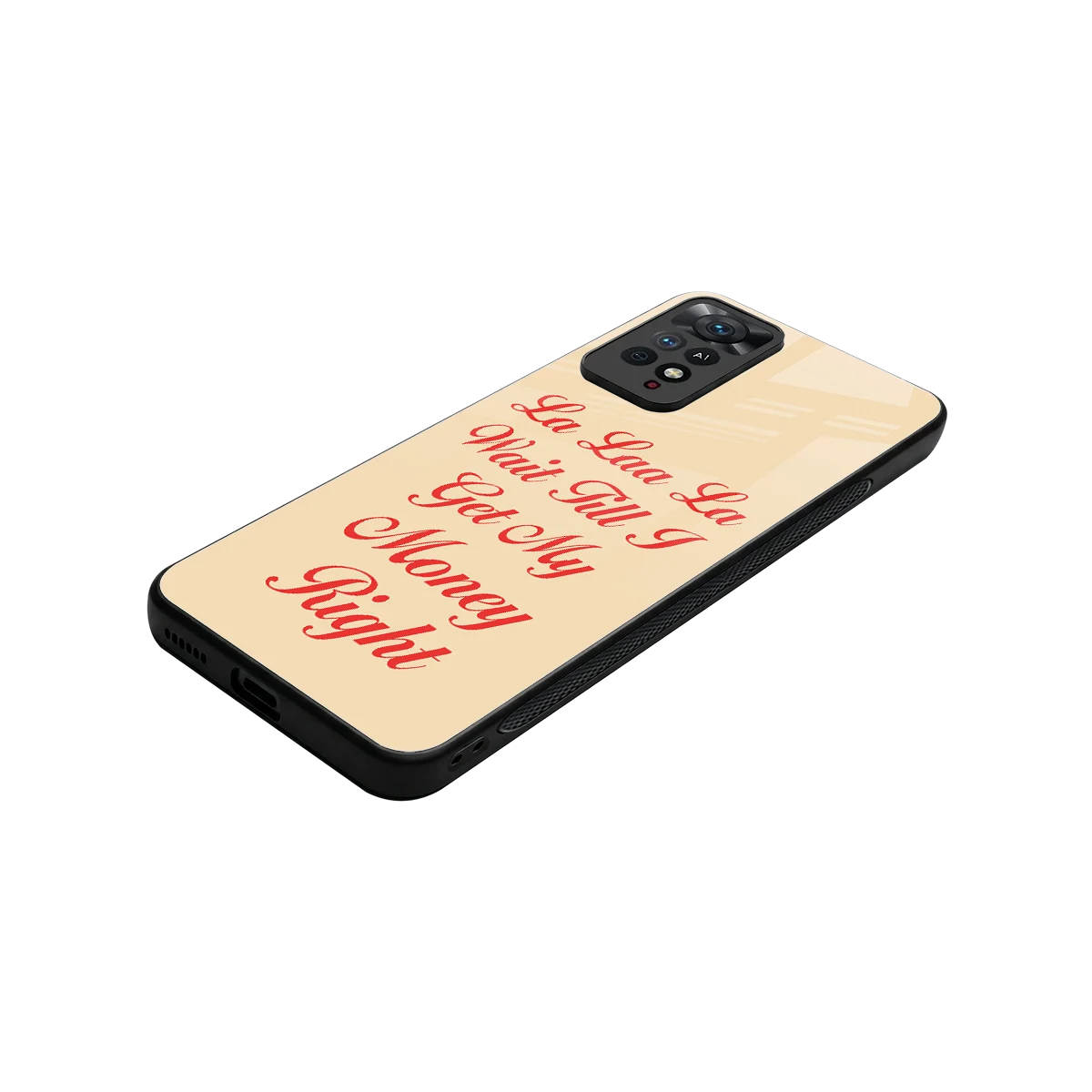 La Laa La stylish phone case for redmi note 11 pro | glossy glass and slim fit