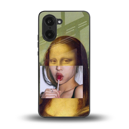 La Mona Lisa back phone cover | glass case for oneplus nord ce5 5g